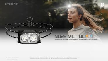 NITECORE NU25 MCT UL 400 LUMEN SCHWARZ